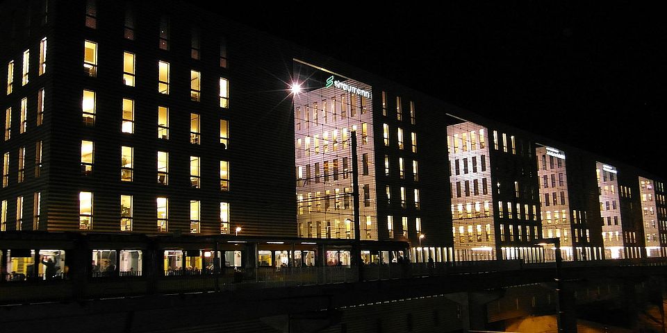 Jacob Burckhardt House, night