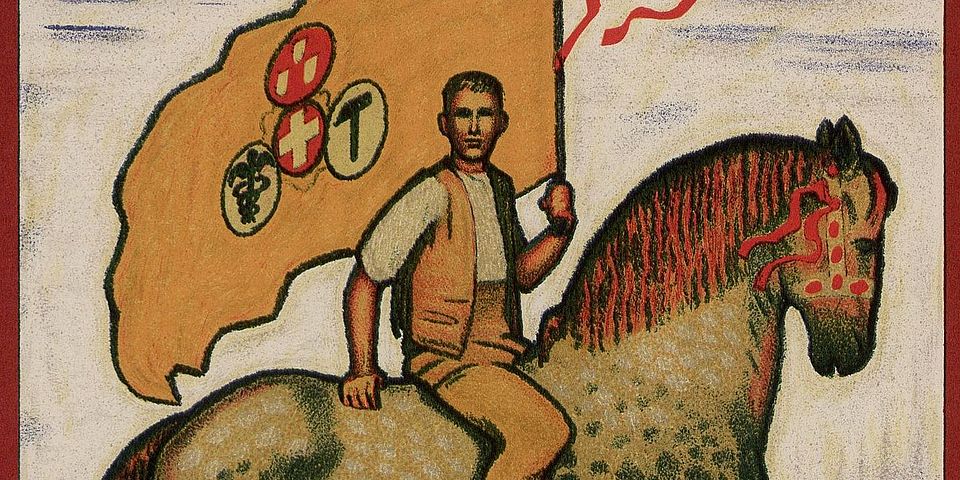 Poster national exhibition 1914