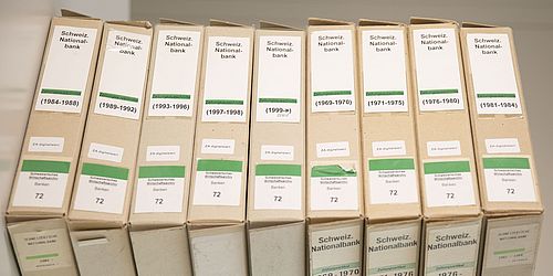 Boxes of the SWA economic documentation